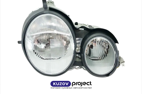 Фара правая под электрокорректор Mercedes Benz E-Class W210 1995-1999 (DEPO)
