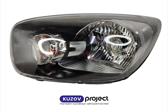 Фара левая с механическим корректором Kia Picanto 2011-2015 (Китай)