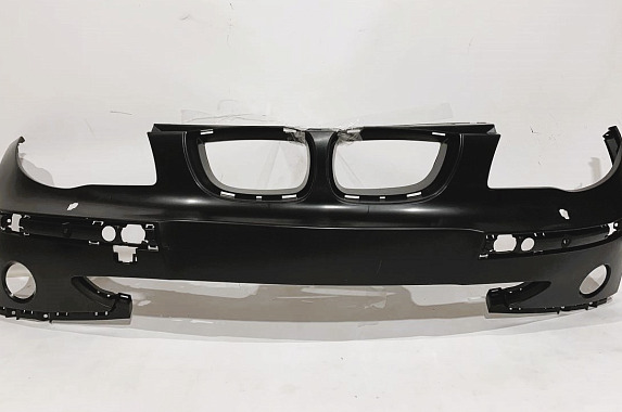 Бампер передний с отверстиями под омыватели BMW 1 Series E87 2004-2007 (Тайвань)